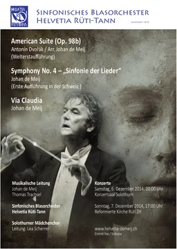 Titelseite des Konzertprogramms Winterkonzert 2014