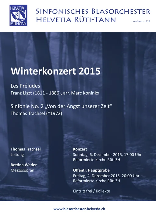 2015 Winterkonzert Konzertprogramm
