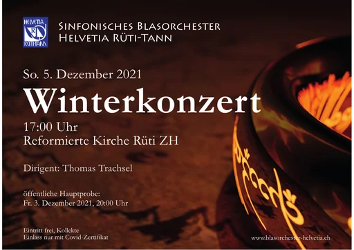2021 Winterkonzert Konzertprogramm