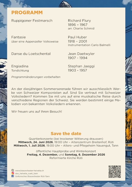 Programm Serenadenkonzert (Seite 2)